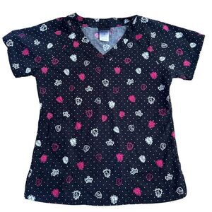 Baby Phat ~ Women’s Scrub Top ~ size S ~ front side pockets